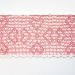 Heart Table Runner PDF crochet pattern image 2