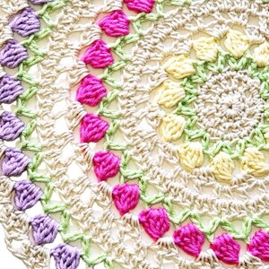 Tulip Mandala PDF crochet pattern image 3