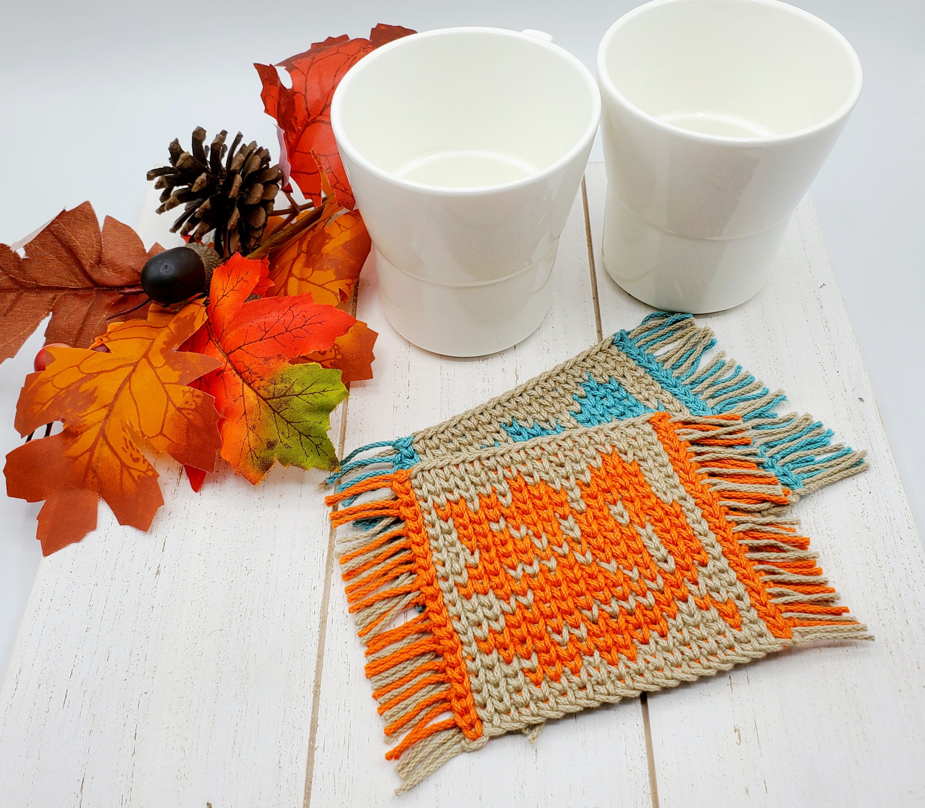 Maple Leaf Coaster PDF Crochet Pattern - Etsy