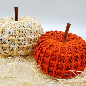 Waffle Pumpkin PDF crochet pattern