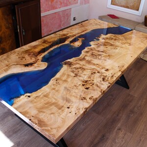 Sold out, Blue river epoxy table