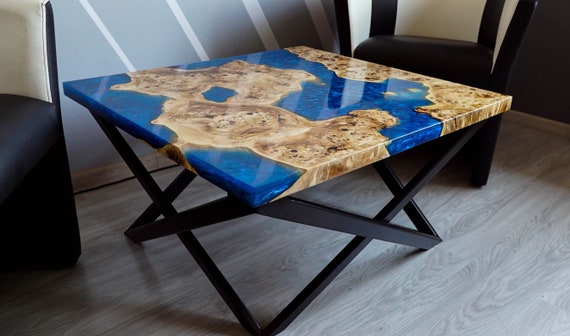 Kết quả hình ảnh cho river epoxy coffee table