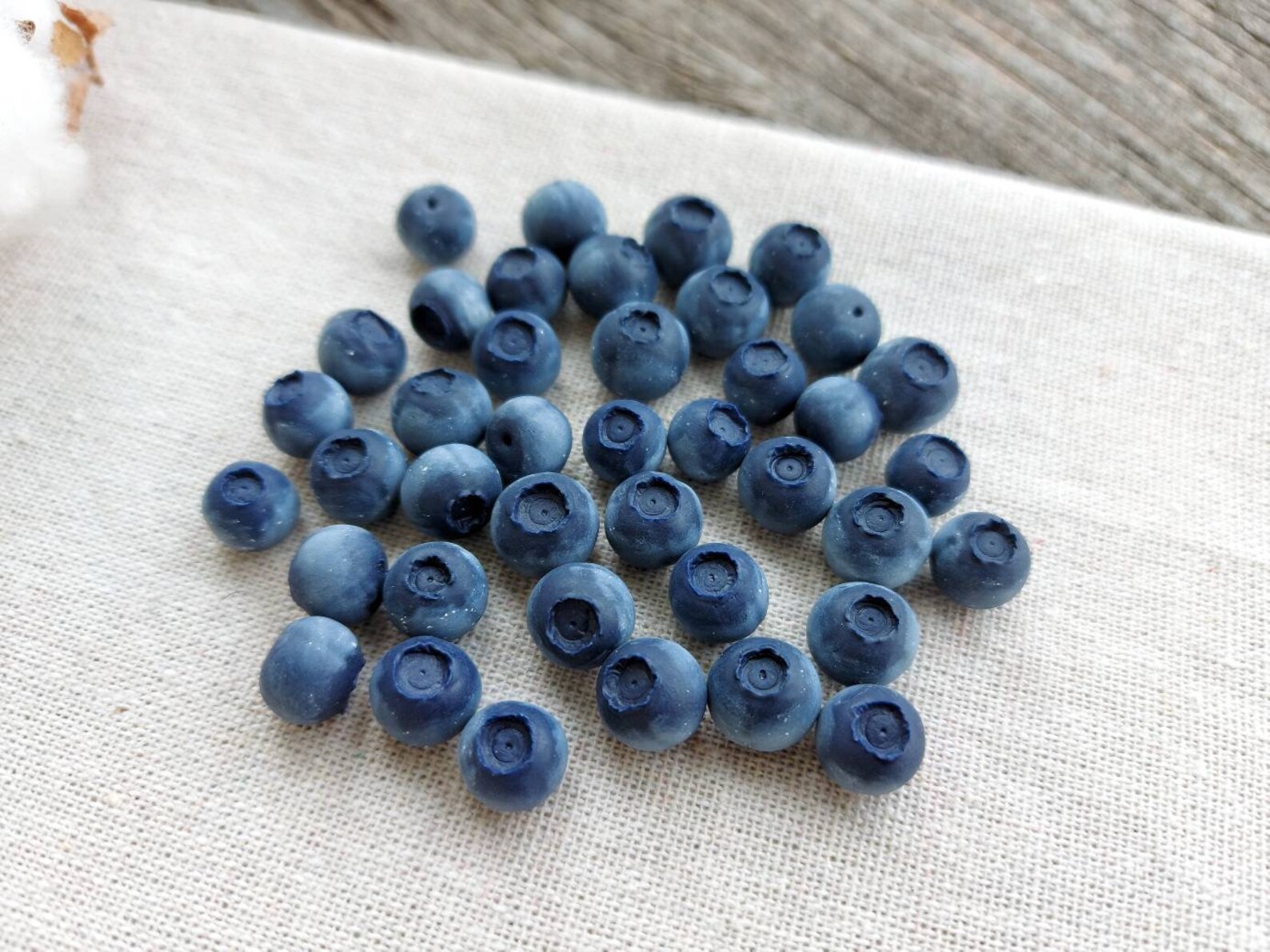 Blueberry Charms. Polymer Clay Beads. Jewelry Beading. DIY Etsy