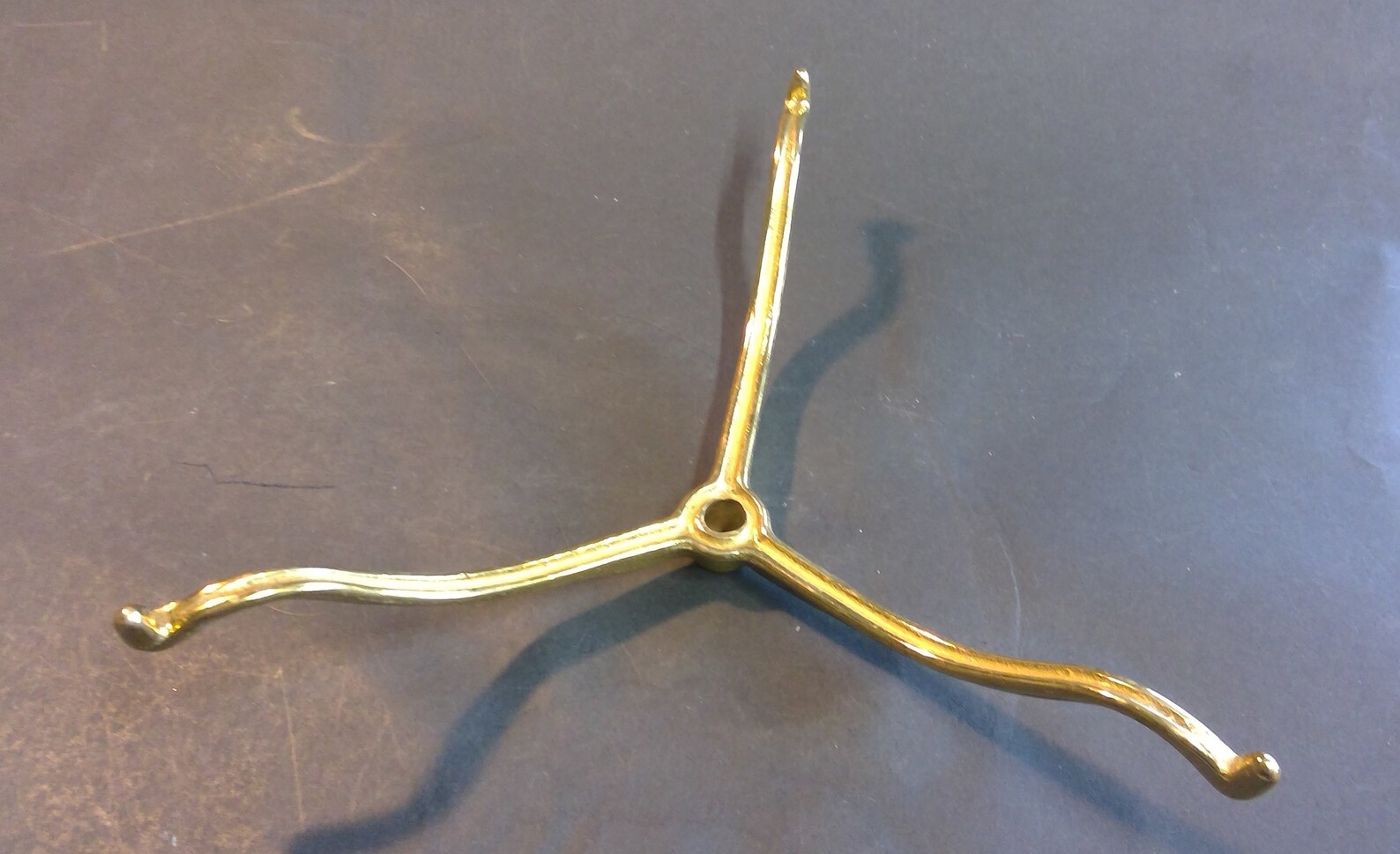 Shade Rest Solid Brass Table Lamp 3 Arm Shade Holder in Etsy