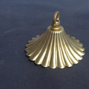 Oil Lamp Parlor Hanging Fixture Smoke Bell Solid Brass Unfinished
