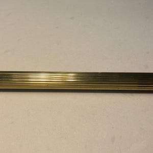 1インチリード付きソリッド真鍮チューブ 長さ12.5インチ クラフトまたはホビーランプパーツ