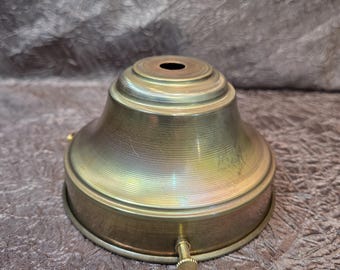 4" Bell Shape Shade Holder Solid Brass for Lamps or Fixtures