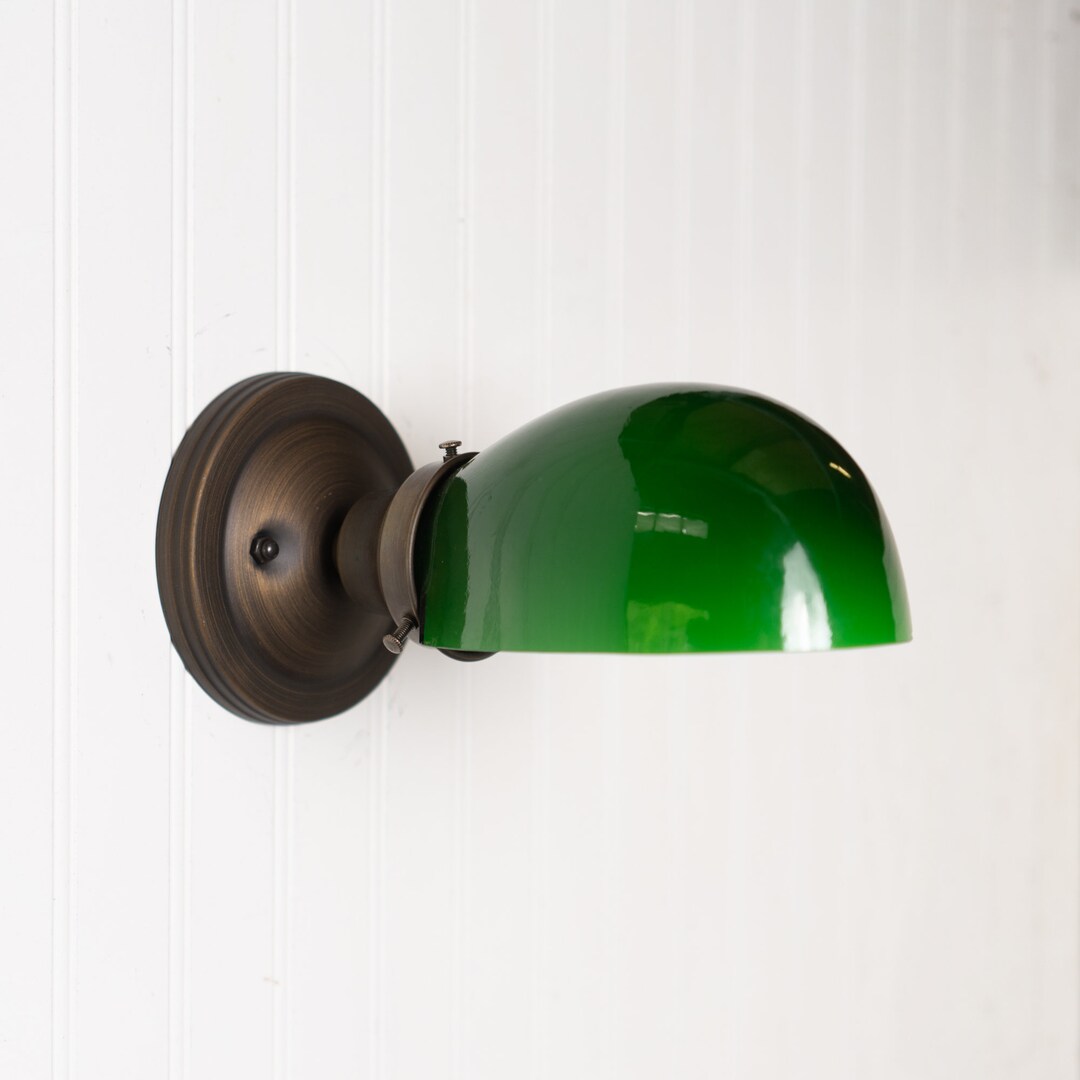 Bathroom Fixture Cased Green Antique Brass Finish Vanity Light Bathroom Fixture - Etsy