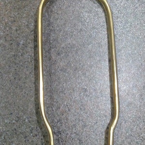 Solid Cast Brass Lamp Harp for Heavy Shades - 7 1/2&quot;