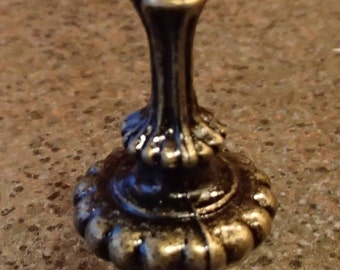Antique brass finish pillar finial topper for lamp repair part or replacement FREE SHIPPING