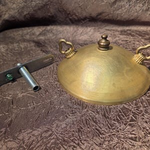 2 Hook Ceiling Canopy Raw Brass Finish Ceiling Fixture Mounting Light Fixture Kit