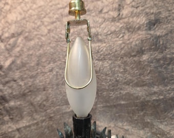 Clip on Shade Holder Cap for Candelabra Size Bulb Ships Free