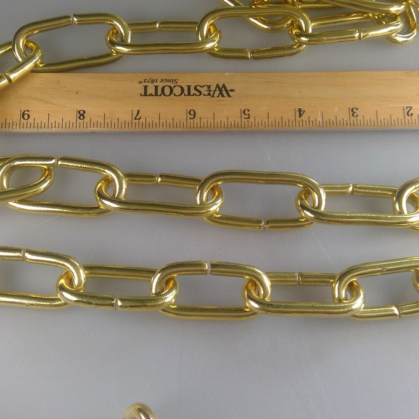 Heavy Solid Brass Chain 2 link Sizes for Chandelier Hanging Lamp Light Part 36" Long