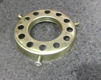 thumbnail image 2 of Cast Brass Lamp Shade Holder (2-1/4" Fitter) – Unfinished Brass With Screws 2 of 6