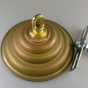 Canopy Chandelier Ceiling Medalion to Hang Light Fixture Solid Brass Unfinished