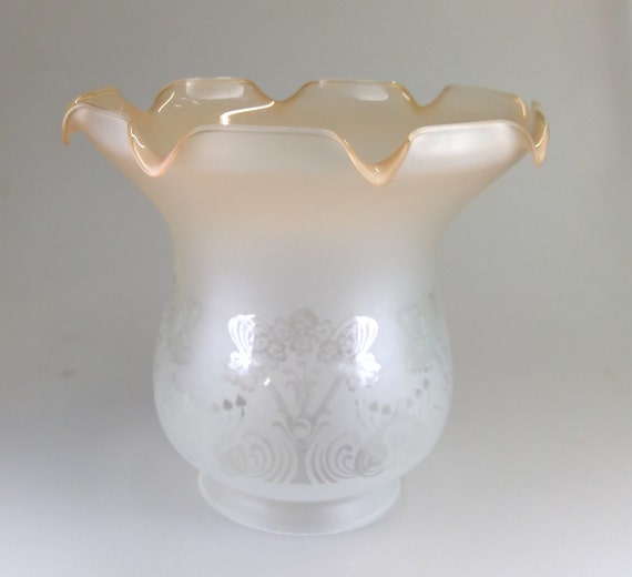 Etched glass 2024 lamp shades