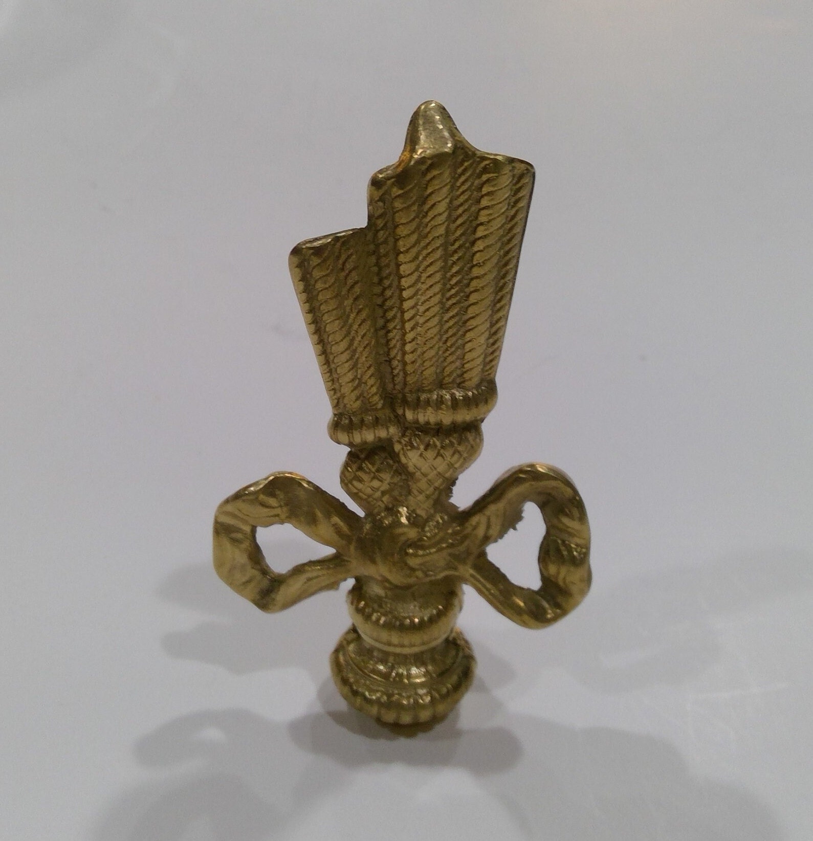 Embout de fleuron en laiton massif pour pièce de rechange ou réparation de lampe