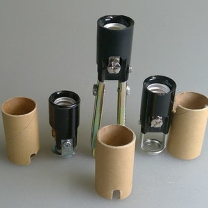 Phenolic Candelabra Socket 1 1/2 or 2 or adjustable to 3.25 to 4.5 image 2