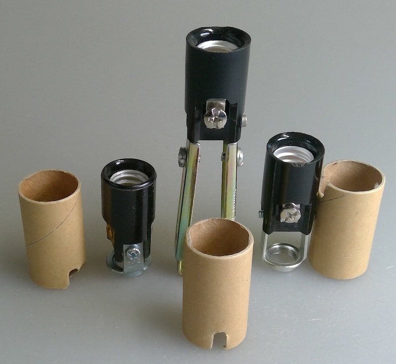 Phenolic Candelabra Socket 1 1/2 or 2 or adjustable to 3.25 to 4.5 image 2