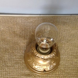 1930 Flush Mount Ceiling Fixture with bulb