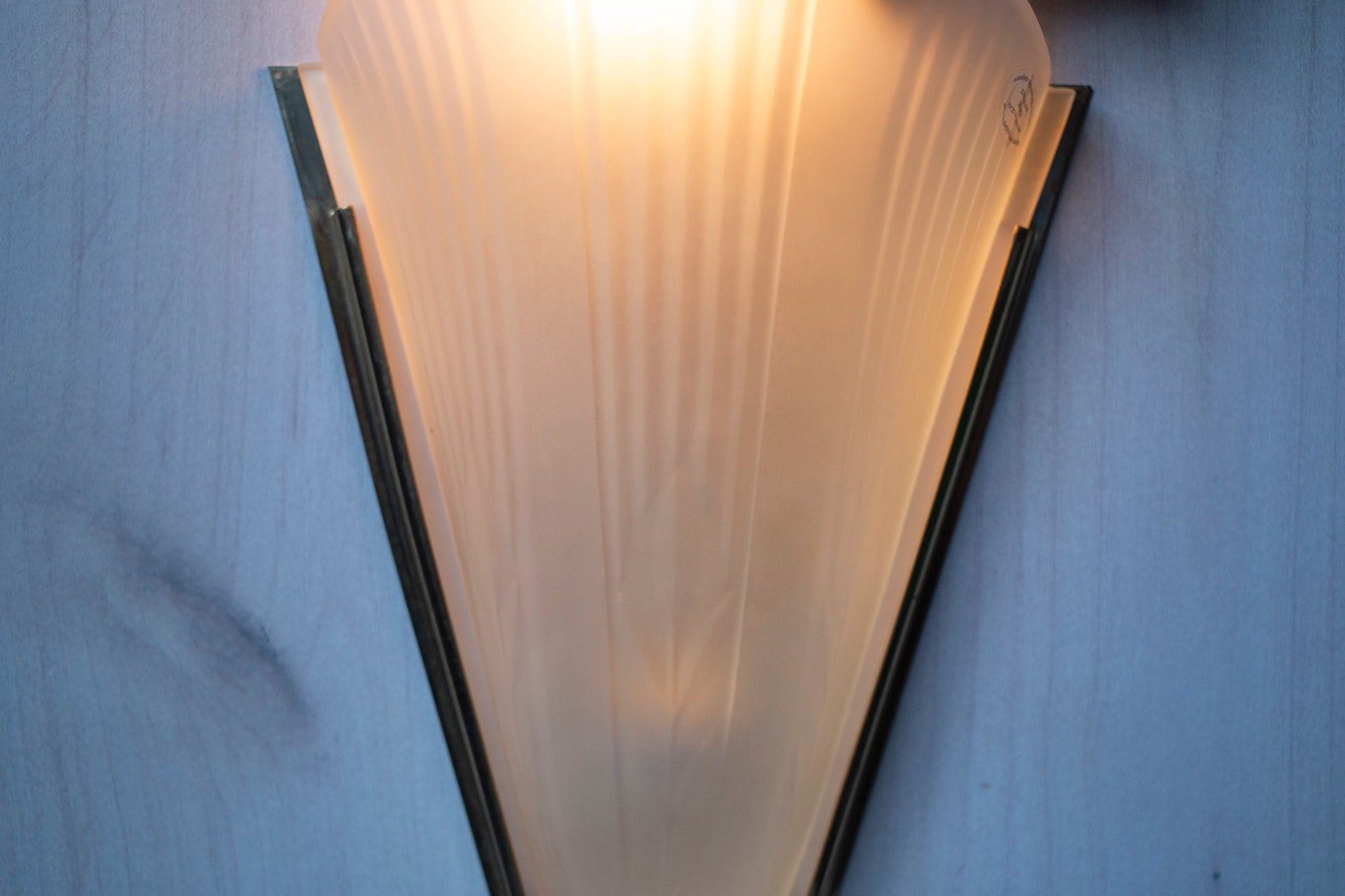 Wall Sconce Replacement Glass Shade Made in France Acid Etched Etsy