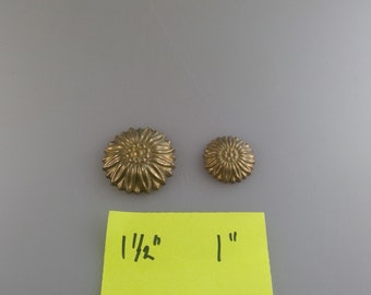 Cast Brass Rosett Cap Nut Wall Sconce, Plaque Nut 2 Different Sizes Choice