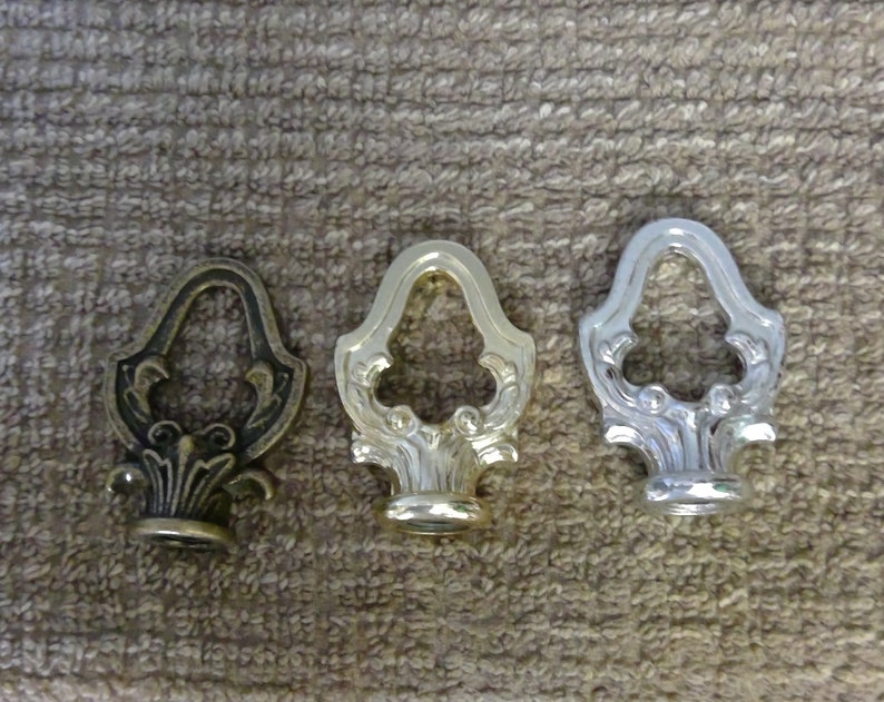 Antique Brass, Chrome or Polished Brass Finish Decorative Loop or ...
