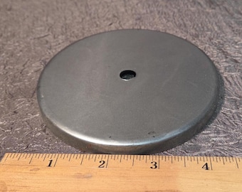 Steel Vase Cap 4 7/16" X 1/4" skirt Edge Lamp Top Cover Bobeches Lighting Craft Hobby Part