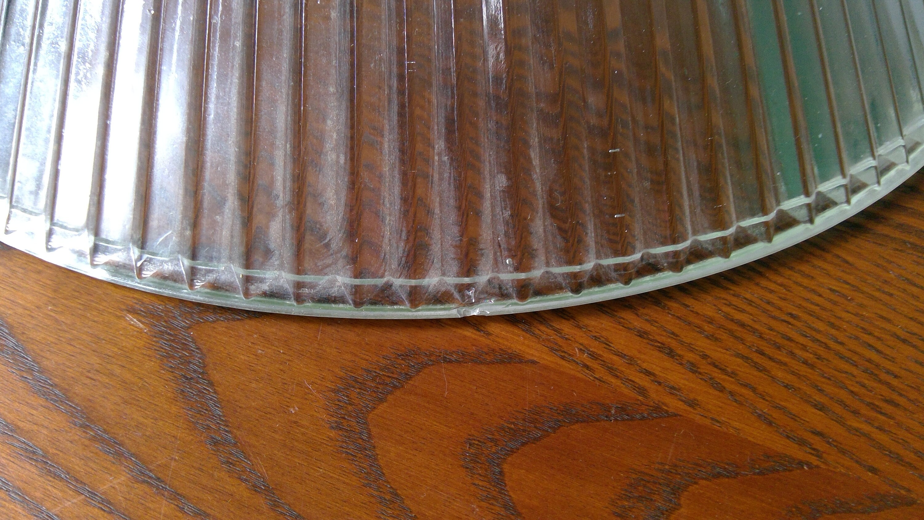 Anhänger rustikale Bronze 10 klar Holophane Stil Glas | Etsy