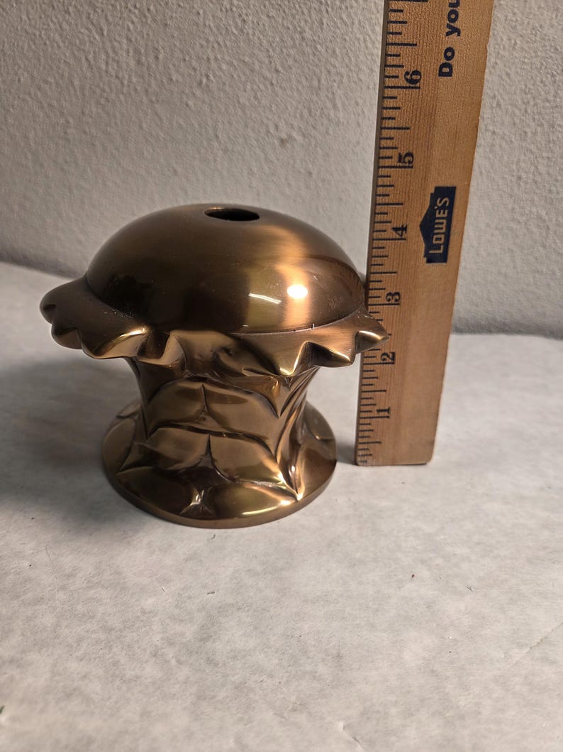 Decorative Cast Brass Break DIY Table Lamp Base Part Repurposed Base - Etsy