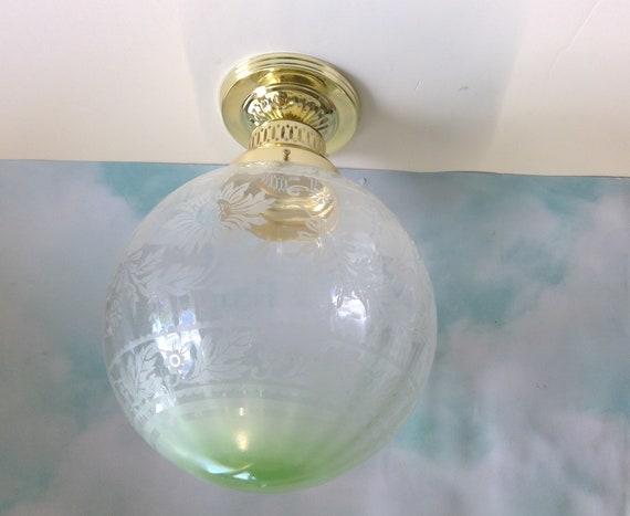 Antique glass outlet ball shades