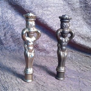 Cherub Figural Lamp Finial Topper Choice of Color Repair Replacement Part Solid Brass