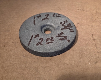 Steel Thick Steel lamp base weight 3 3/4" X 1# 2 oz. Hobby or Craft