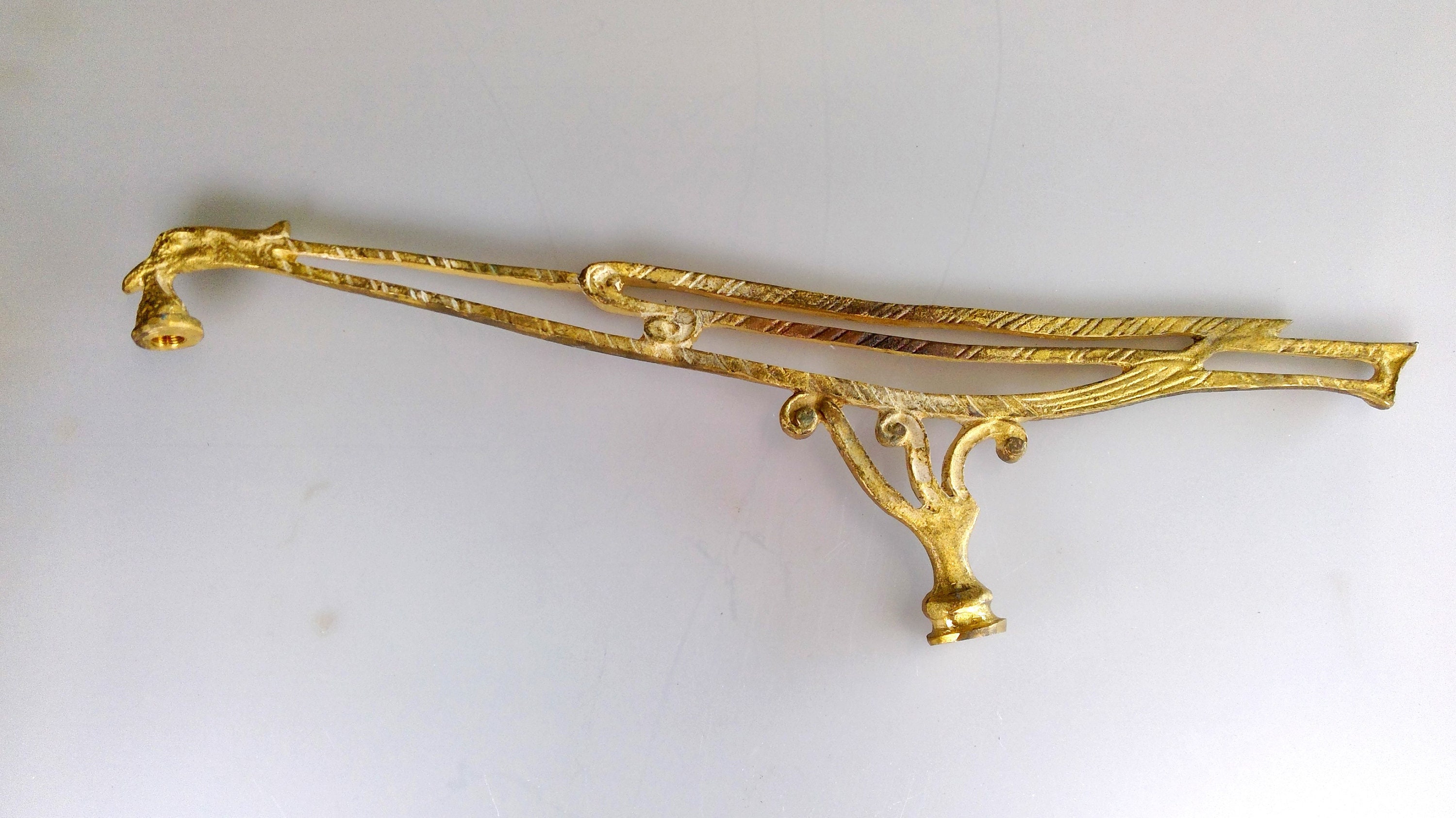 Cast Brass Bridge Arm Electric Floor Lamp Part A45 - Etsy
