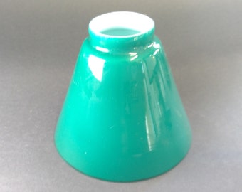 Emerald, Green Small Cone Shade 2 1/8" adapter