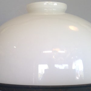10" Student Lamp Globe white oil kerosene Lamp Glass Shade Parlor, Kero Rayo Style