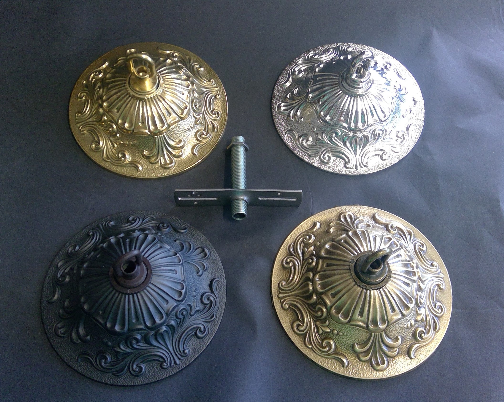 2 Pack Black Ceiling Medallion For Light Fixtures | Ubuy