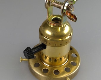 Floor Lamp on off socket and Shade Holder Bridge Lamp Repair, Replacement DYI