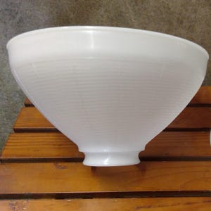 8" White High Heat Plastic Torchiere Diffuser Floor Table Lamp Shade