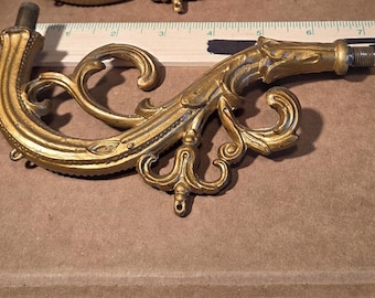 Vintage Cast Fixture Arm Lamp Part