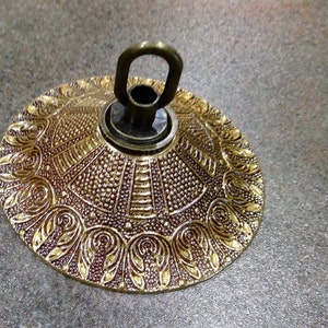 Decorative Antique Bronze Ceiling Canopy Cover for DIY Light Fixture Mounting Kit