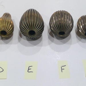 Reeded Spacer Break Solid Bass Hollow fixture break, repair part Hobby or Craft 10 assorted styles
