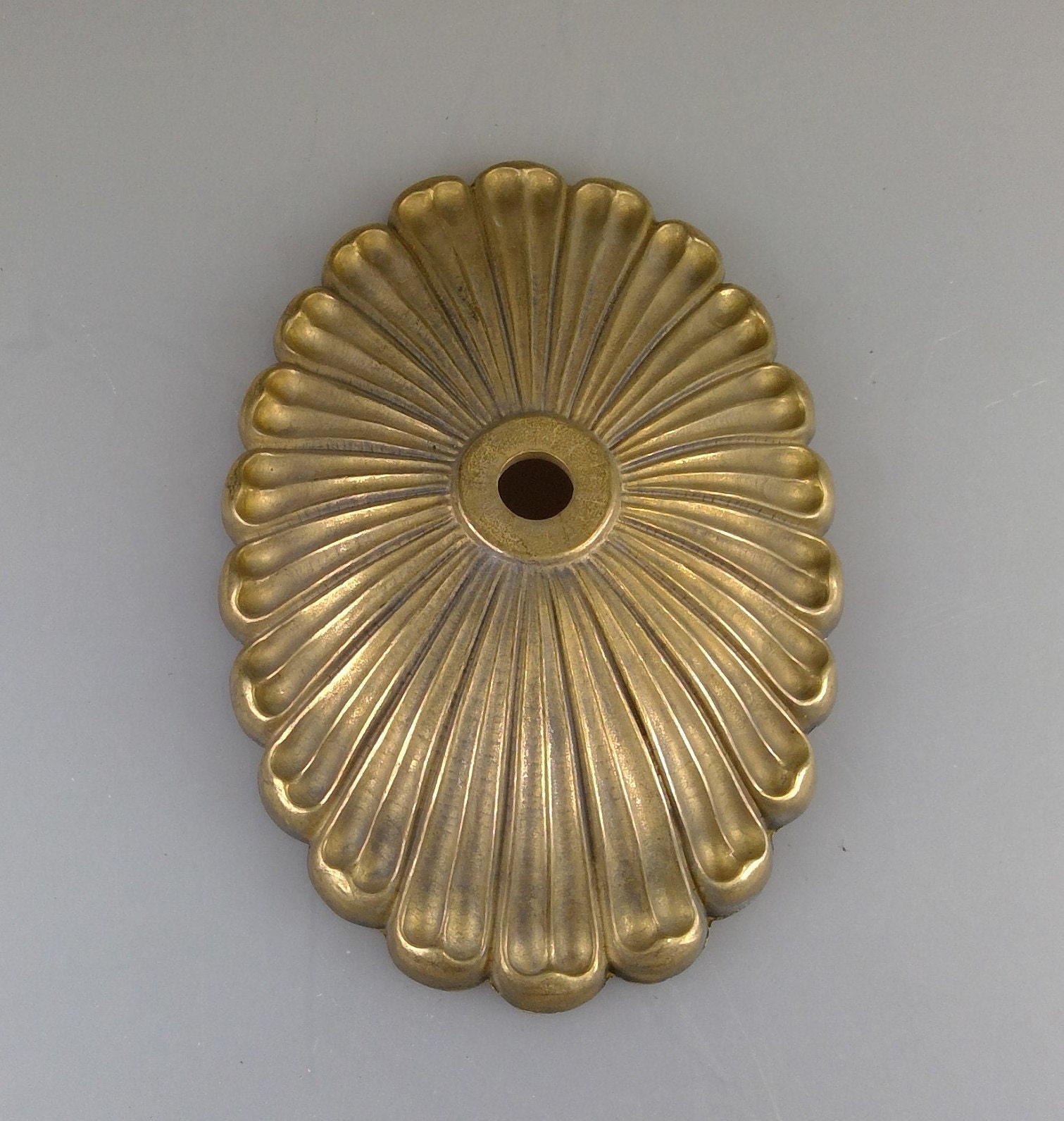 Antique brass best sale door knob backplate
