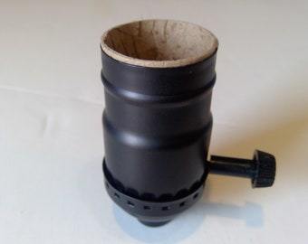 On Off Socket Solid Brass w/ Antique Brass finish
