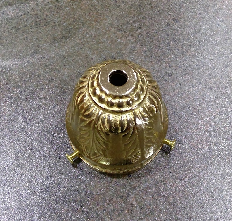 Solid Brass Lamp Shade Glass Holder Light Fixture Part Craft Etsy