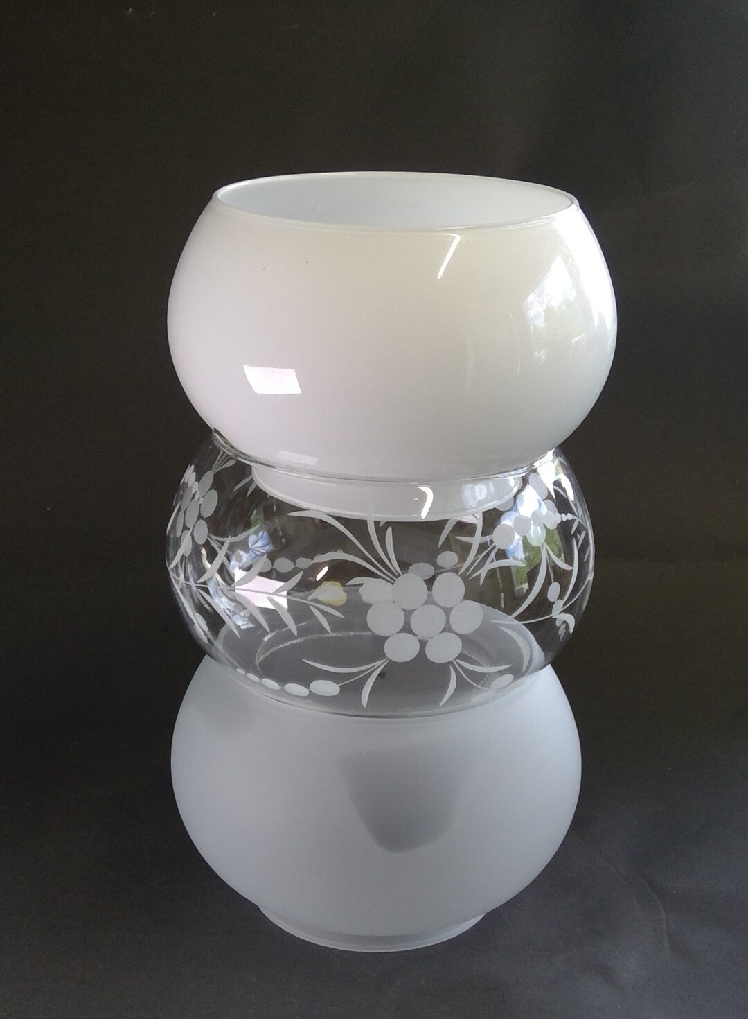 Gas Lamp Shade 5 Fitter Lamp White, Frosted or Cutglass Replacement