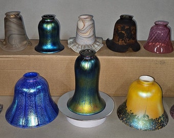 Art Glass & Lamp, Fan Fixture Replacement Shades DIY Vintage Lighting Your Choice Craft or Hobby