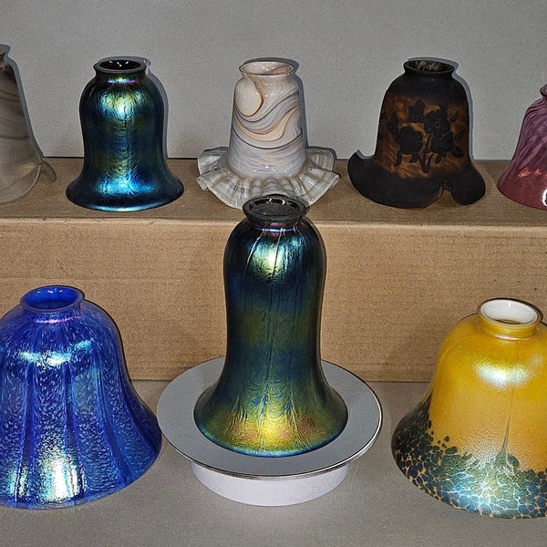 Art Glass & Lamp, Fan Fixture Replacement Shades DIY Vintage Lighting Your Choice Craft or Hobby