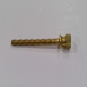 Knurled Head Thumb Screw 8/32 Thread - Lamp Holder Screw 1 1/2&quot; Hobby Craft