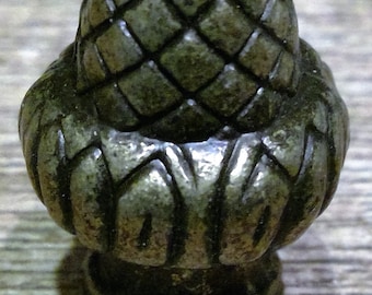 Finial Antique brass finish Acorn topper replacement Free Shipping